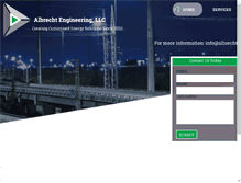 Tablet Screenshot of albrechtellc.com